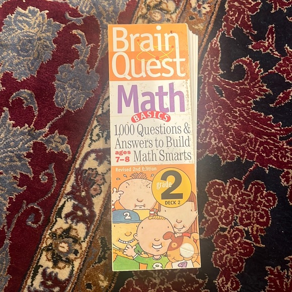 Brain Quest Math Basics 2 Grade 7-8 Math Questions - Picture 1 of 3